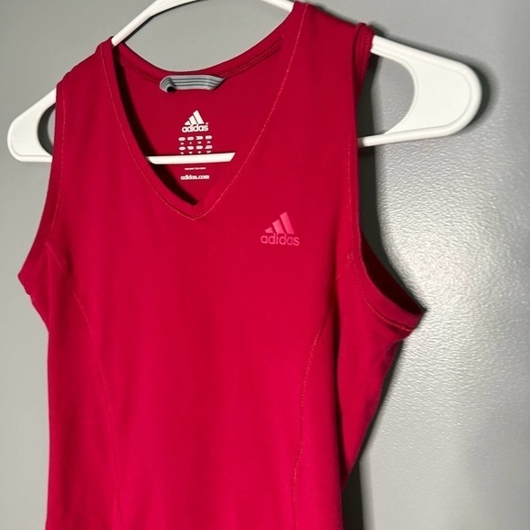 Pink Woman's Adidas Athletic Tank Size Small - Picture 3 of 5